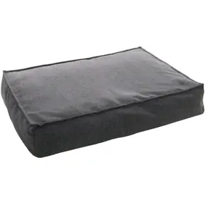 Comparateur de prix : Flamingo Coussin Avalon RECTANGULAIRE + Fermeture Eclair + Bord Gris FONCÉ 100x70x18CM