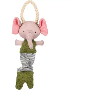 Jouet pour chien avec corde Flamingo Britty Éléphant TU pas cher