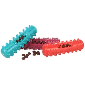 Jouet Stikka Bâton cache friandises 18 cm couleurs aléatoire pour chien vendu a l'unité - Flamingo pas cher
