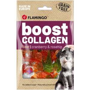 60g Flamingo Boost Collagen Chips au boeuf, friandises pour chienVendu paramazon
