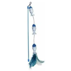 Jouet Chat - Flamingo Canne à pêche Ice Bleu - 45 cm pas cher