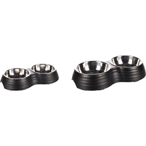 Gamelle pour la nourriture et d'eau pour chien Flamingo Duo Dinner Aschau TU pas cher