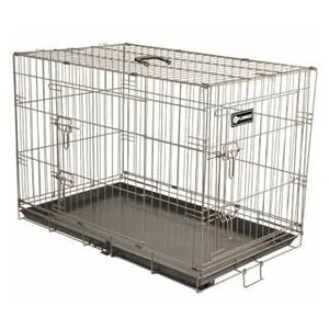 FLAMINGO Cage pour animaux Ebo Marron métallisé 109x70x77 cm 517580 TU pas cher