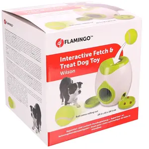 Comparateur de prix : FLAMINGO Jouet interactif pour chiens Fetch & Treat Wilson 517922 TU