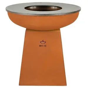 White Fire 3165113 Braséro/Plancha en Acier Corten-D102xmVendu paramazon