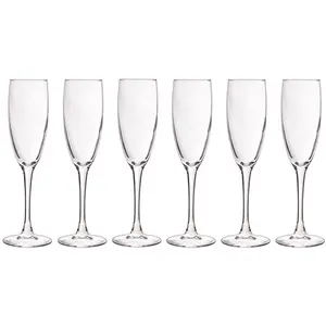 Cosy & Trendy - 6 Flûtes Cosy moments transparentes - 19 cl T.U pas cher