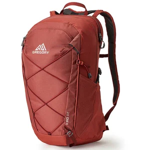 GREGORY Sac à dos rouge pour femme et homme - Kiro 22 Backpack Brick Red 200063 pas cher