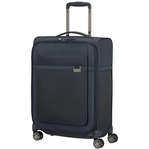 Samsonite Valise cabine souple Airea Slim 55 cm Dark blue pas cher