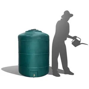 KYF Récupérateur Eau De Pluie Hors-sol 500 Litres Rond Ds Eau Vert Gar... pas cher
