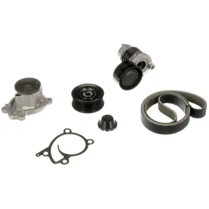 Pompe À Eau + Jeu De Courroies Multi Trapézoïdales Kp17pk1570 Gates Da... pas cher