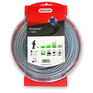 Comparateur de prix : Oregon 111085E Fil de coupe strié FlexiBlade, 4,00 mm, 21 m