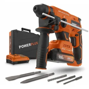 POWERPLUS Marteau perforateur sans fil 20V 3J SDS-Plus BRUSHLESS - DUAL POWER POWDP15640 pas cher