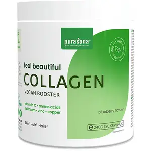 Purasana Feel beautiful vegan collagene myrtille 240g pas cher