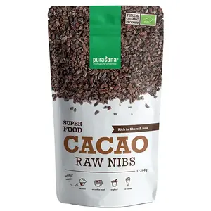 Comparateur de prix : Purasana - Eclats De Fèves De Cacao Cacao Nibs Be-Bio-02 - 200 G