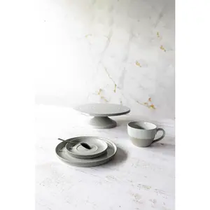 Cosy & Trendy Lot de 6 Mug en Céramique, blanc, 46 cl
