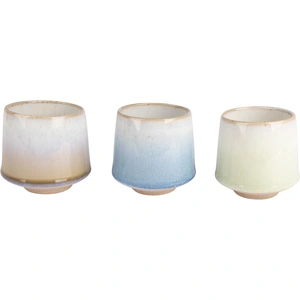 Cosy & Trendy Lot de 6 Tasses en Céramique, blanc, 24 cl