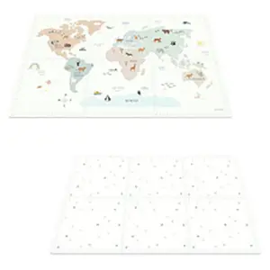 Tapis puzzle 3 en 1 Tiloo Worldmap (120 x 180 cm)