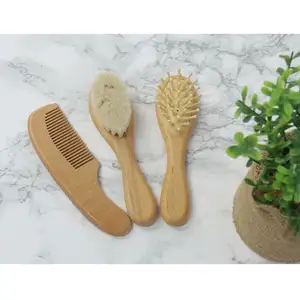Comparateur de prix : Bo Jungle Brosses de soins pour bébé (3 pièces)