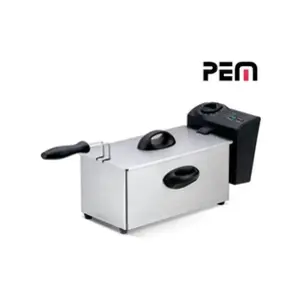 Pem Friteuse à huile en inox 2000W - Capacité 3L avec cuve indépendante pas cher