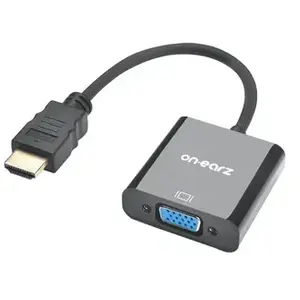 Adaptateur HDMI Mâle vers VGA Femelle On Earz Mobile Gear Noir pas cher
