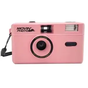 Appareil photo argentique Movin Photo Rose Réutilisable pas cher