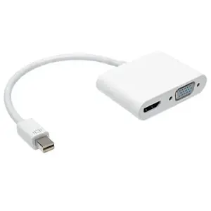 On Earz Mobile Gear ADAPTATEUR MINI DISPLAY VERS HDMI + VGA BLANC pas cher