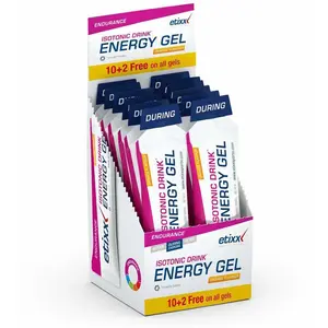Comparateur de prix : Gel énergétique Etixx Isotonic Energy Gel saveur orange (12 unités)