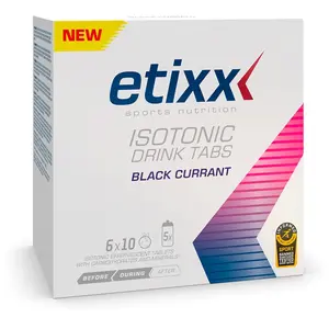 Comparateur de prix : Etixx Isotonic Drink Tabs Black Currant | 6 x 10 comprimés effervescents