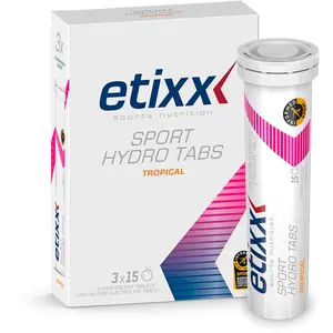 Comparateur de prix : Etixx Sport Hydro Tab Tropical | 3 x 15 comprimés effervescents