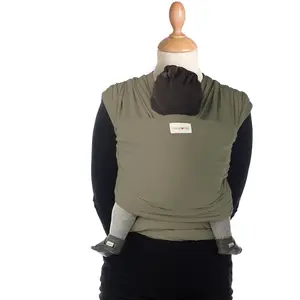 Comparateur de prix : BABYLONIA Baby Carriers | porte-bébé | Porte-bébé nouveau-nés dès la naissance | porte-bébés | 100% coton biologique | Jersey Slen Bambou | taille unique | Vert kaki