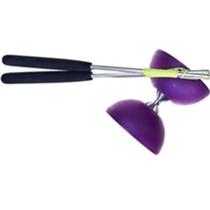 Comparateur de prix : Non communiqué ACROBAT - SET 105 RUBBER DIABOLO PURPLE + ALUMINUM HAND