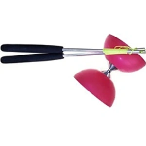 Comparateur de prix : Non communiqué ACROBAT - SET 105 RUBBER DIABOLO PINK + ALUMINUM HAND STICKS