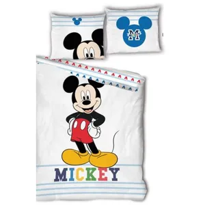 Comparateur de prix : AYMAX Parure de lit simple- Mickey debout - 140 cm x 200 cm