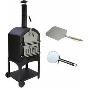 Comparateur de prix : VARAN Bc-elec - HPO01 Four à Pizza 157x50x64cm four à pizza à charbon,...