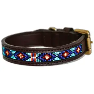 Collier pour chien avec perles faites main Kentucky TU pas cher