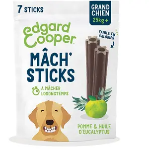 Dental Naturel Grand Chien 7 sticks Eucalyptus-Pomme pas cher