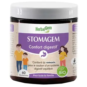 Comparateur de prix : Herbalgem Stomagem 60 gummies
