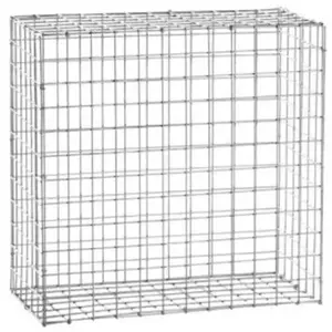 GARDENODE Gabion acier galvanisé L60 x H60 x Pr.30 cm tirants et crampons inclus pas cher