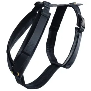 Kentucky - Harnais pour chien actif velours noir S 26-40cm pas cher