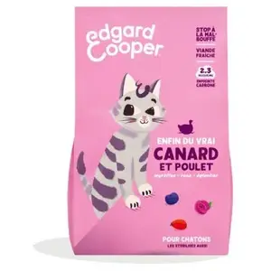 Comparateur de prix : Croquette pour chatons au canard et au poulet 2kg Edgard cooper