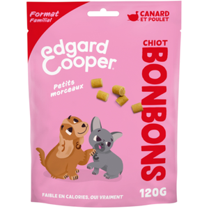 Friandises Edgard & Cooper Bonbons Petits morceaux pour chien - Puppy canard, poulet (120 g) pas cher