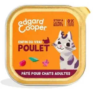 Comparateur de prix : 85g Edgard & Cooper Adult Pâté sans céréales poulet - Pâtée pour chat