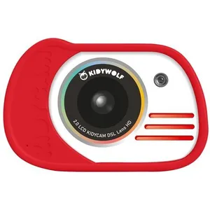 Comparateur de prix : Kidywolf - Appareil Photo Étanche / 8mp / Mémoire 16gb / Rouge