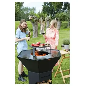 BARBECOOK Barbecue à bois / Brasero Noir - NestorVendu paramazon