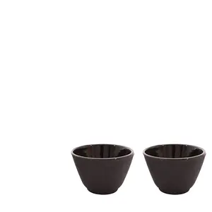 Set de 2 tasses à thé en fonte 120 ml Point Virgule pas cher