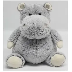 Soft Friends Peluche hippopotame assis 30 cm pas cher