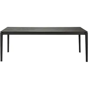 Ethnicraft - Table rectangulaire Bok - Noir - Chêne massif teinté - De...Vendu parmade-in-design