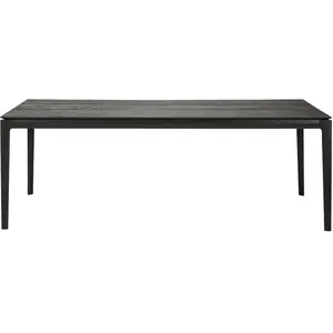 Ethnicraft - Table rectangulaire Bok - Noir - Chêne massif teinté - De...Vendu parmade-in-design