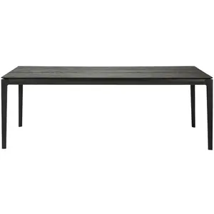 Ethnicraft - Table rectangulaire Bok - Noir - Chêne massif teinté - De...Vendu parmade-in-design