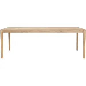 Ethnicraft - Table rectangulaire Bok - Bois naturel - Chêne massif hui...Vendu parmade-in-design